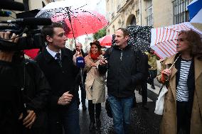 PM Lecornu Meets With Trade Unions - Paris