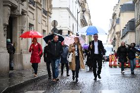 PM Lecornu Meets With Trade Unions - Paris