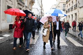 PM Lecornu Meets With Trade Unions - Paris