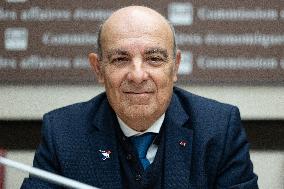 Hearing of Eric Trappier at the National Assembly - Paris