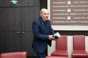 Hearing of Eric Trappier at the National Assembly - Paris