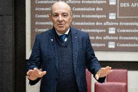 Hearing of Eric Trappier at the National Assembly - Paris