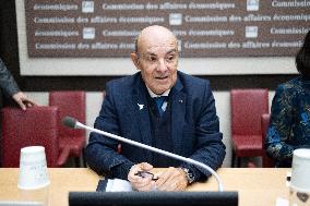 Hearing of Eric Trappier at the National Assembly - Paris