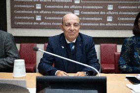Hearing of Eric Trappier at the National Assembly - Paris