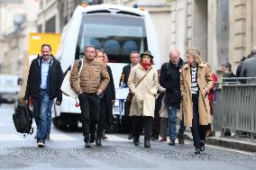 PM Lecornu Meets With Trade Unions - Paris