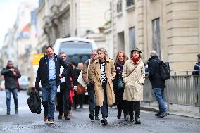 PM Lecornu Meets With Trade Unions - Paris