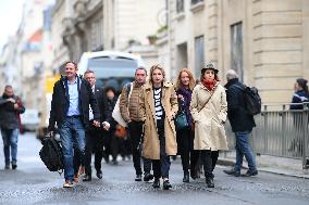 PM Lecornu Meets With Trade Unions - Paris