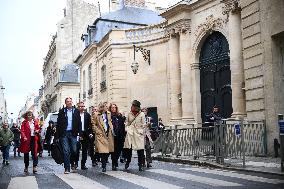 PM Lecornu Meets With Trade Unions - Paris