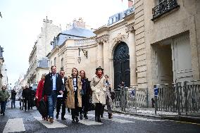 PM Lecornu Meets With Trade Unions - Paris