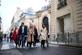 PM Lecornu Meets With Trade Unions - Paris