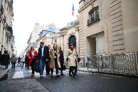 PM Lecornu Meets With Trade Unions - Paris