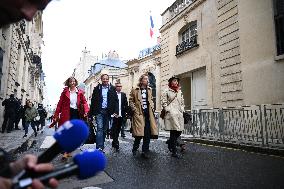 PM Lecornu Meets With Trade Unions - Paris