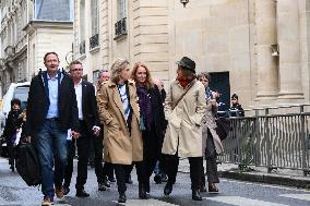 PM Lecornu Meets With Trade Unions - Paris