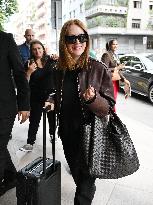 MFW - Julianne Moore At Her Hotel