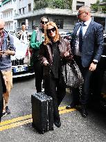 MFW - Julianne Moore At Her Hotel