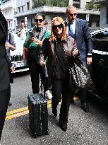 MFW - Julianne Moore At Her Hotel