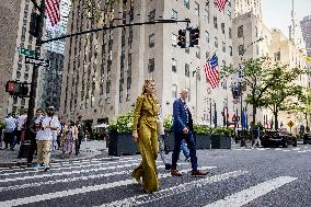 Queen Maxima And Princess Amalia Visit NYC