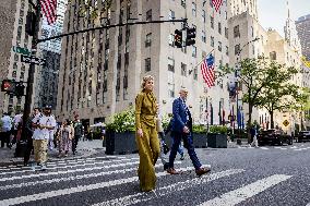 Queen Maxima And Princess Amalia Visit NYC