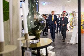King Willem-Alexander Work Visit To Assen - Netherlands