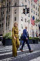 Queen Maxima And Princess Amalia Visit NYC