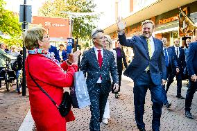 King Willem-Alexander Work Visit To Assen - Netherlands