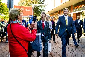 King Willem-Alexander Work Visit To Assen - Netherlands