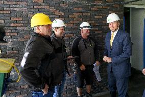 King Willem-Alexander Work Visit To Assen - Netherlands