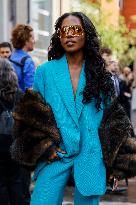 MFW Fendi Arrivals MP