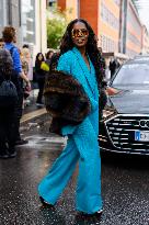 MFW Fendi Arrivals MP