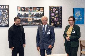 SWEDISH KING AND ZELENSKYY