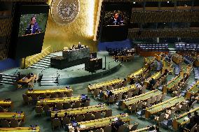 Japan PM Ishiba at U.N.