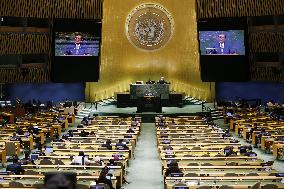 Japan PM Ishiba at U.N.