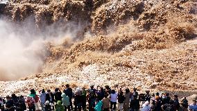 Hukou Waterfalls of Yellow River in Ji County