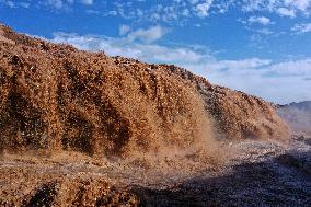Hukou Waterfalls of Yellow River in Ji County