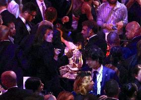 President Macron at The Global Citizen Awards - NYC