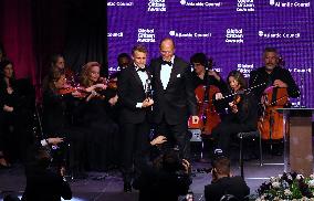 President Macron at The Global Citizen Awards - NYC