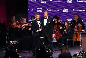 President Macron at The Global Citizen Awards - NYC