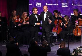 President Macron at The Global Citizen Awards - NYC