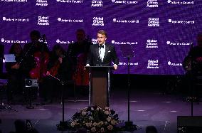 President Macron at The Global Citizen Awards - NYC