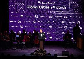 President Macron at The Global Citizen Awards - NYC