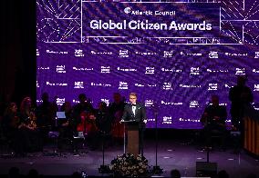 President Macron at The Global Citizen Awards - NYC