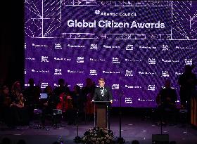 President Macron at The Global Citizen Awards - NYC
