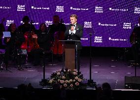 President Macron at The Global Citizen Awards - NYC