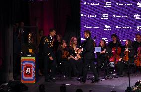 President Macron at The Global Citizen Awards - NYC