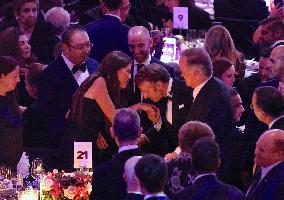 President Macron at The Global Citizen Awards - NYC