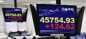 Nikkei index hits new closing high