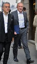 François Henri Pinault Visits Renovated Boutique - Milan