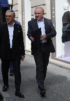 François Henri Pinault Visits Renovated Boutique - Milan