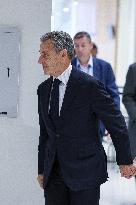 Nicolas Sarkozy Arrives At His Verdict Trial for illegal campaign financing from Lybia - Paris
