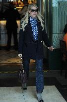 Barbara Berlusconi And Fabrizio Corona Leaving Sant'Ambroeus - Milan